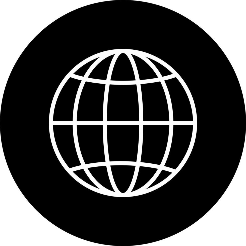 icono de vector de globo