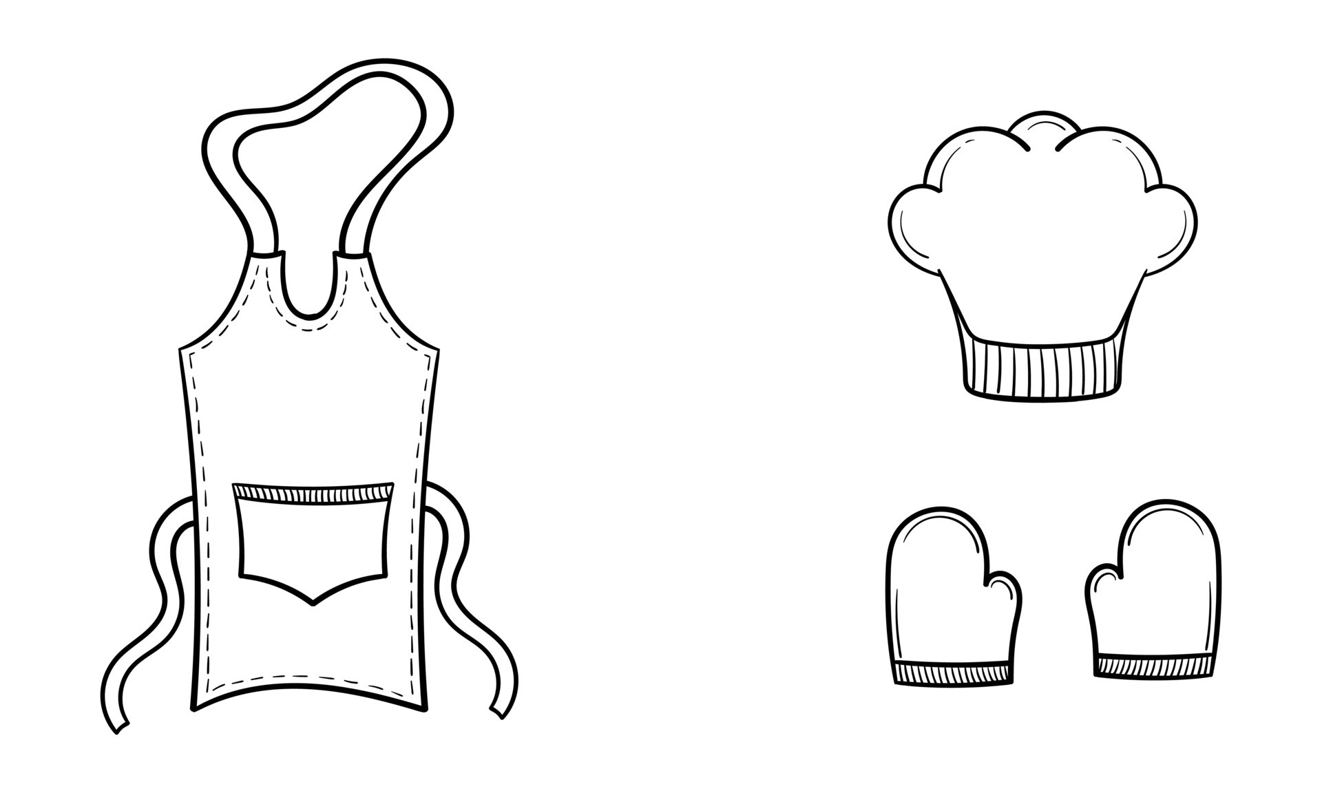 https://static.vecteezy.com/system/resources/previews/016/546/913/original/hand-drawn-apron-chef-hat-and-cooking-gloves-vector.jpg