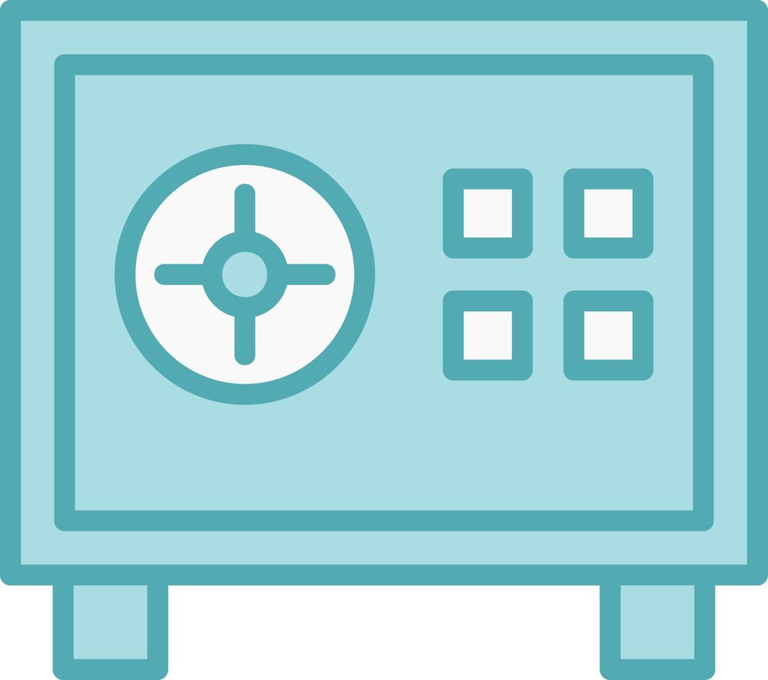 Safe Box Vector Icon