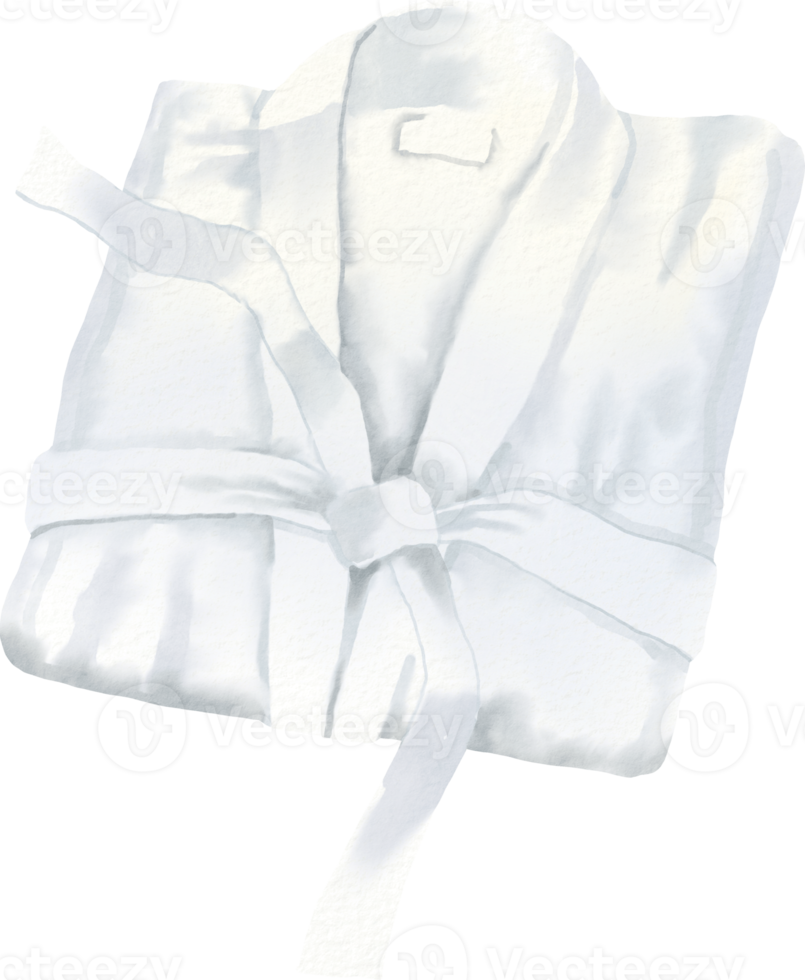 watercolor bathrobe clip art png