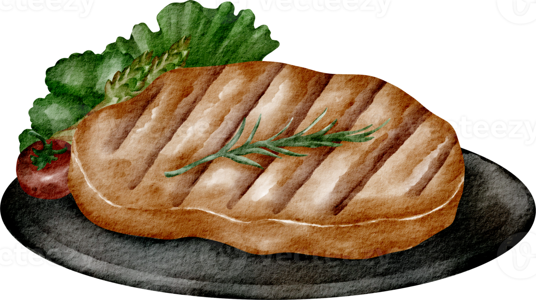 watercolor steak beef png