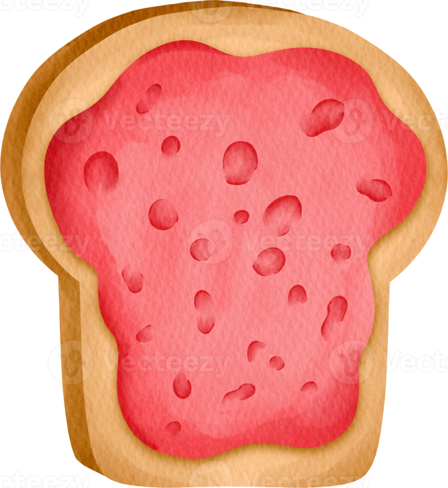 watercolor toast clip art png