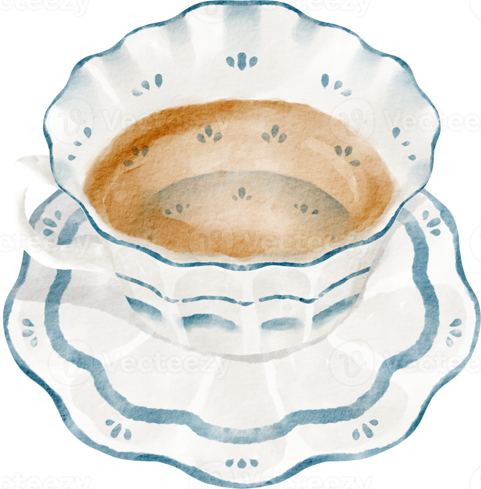 watercolor tea cup png