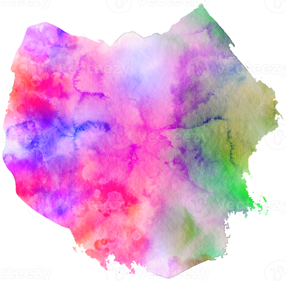 watercolor stain rainbow png