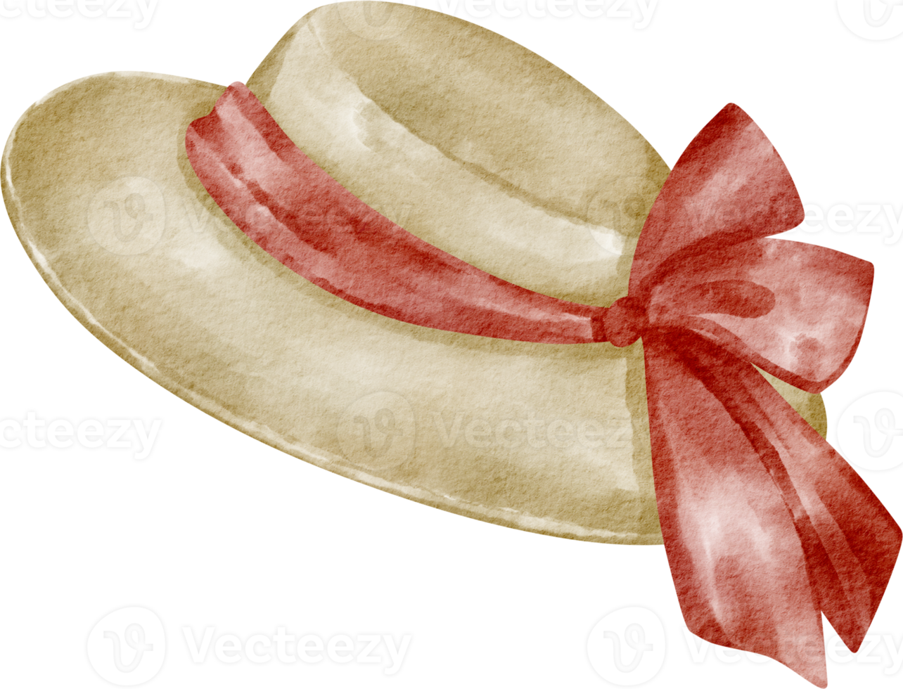 watercolor garden hat png