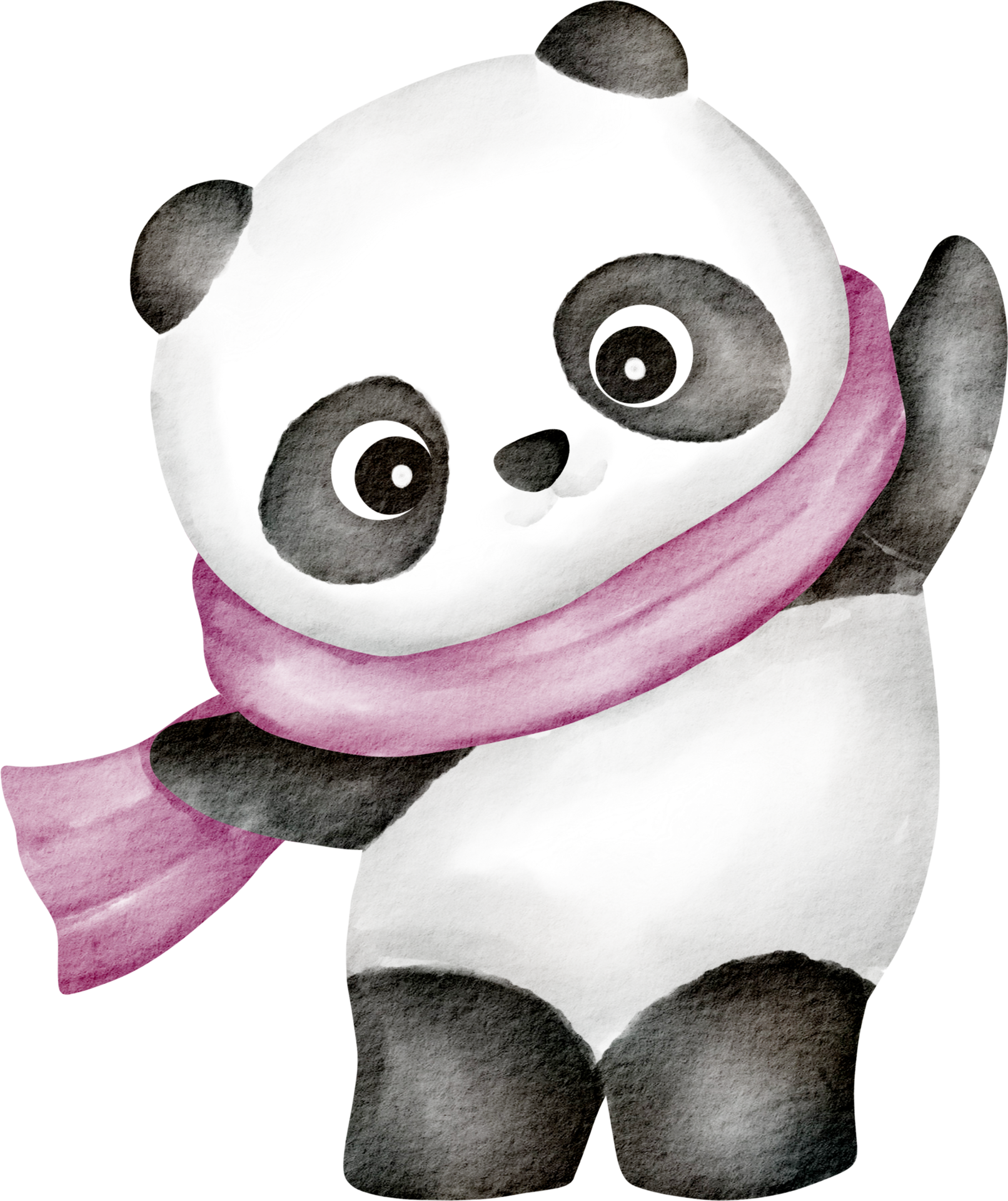 desenho de panda em aquarela 16547980 PNG