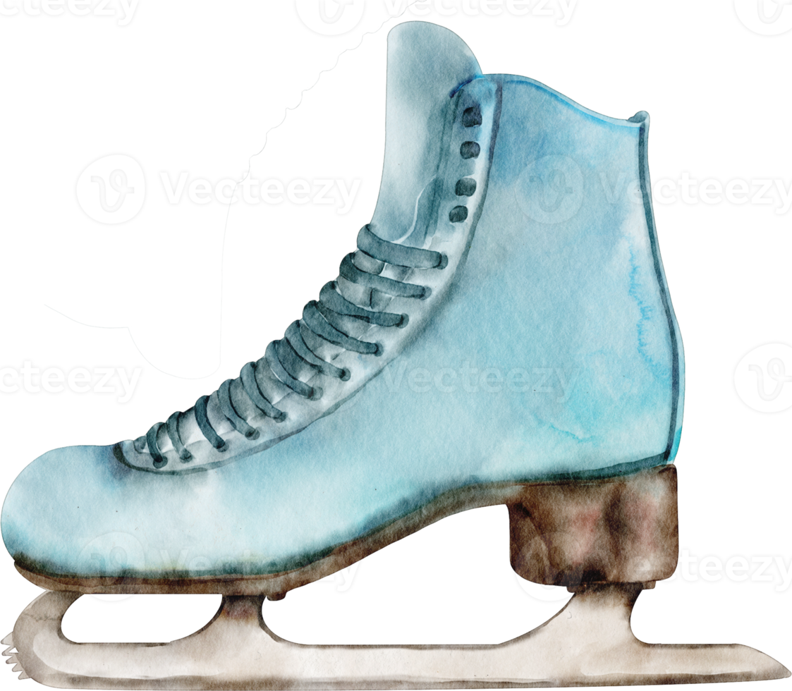 watercolor ice skate png