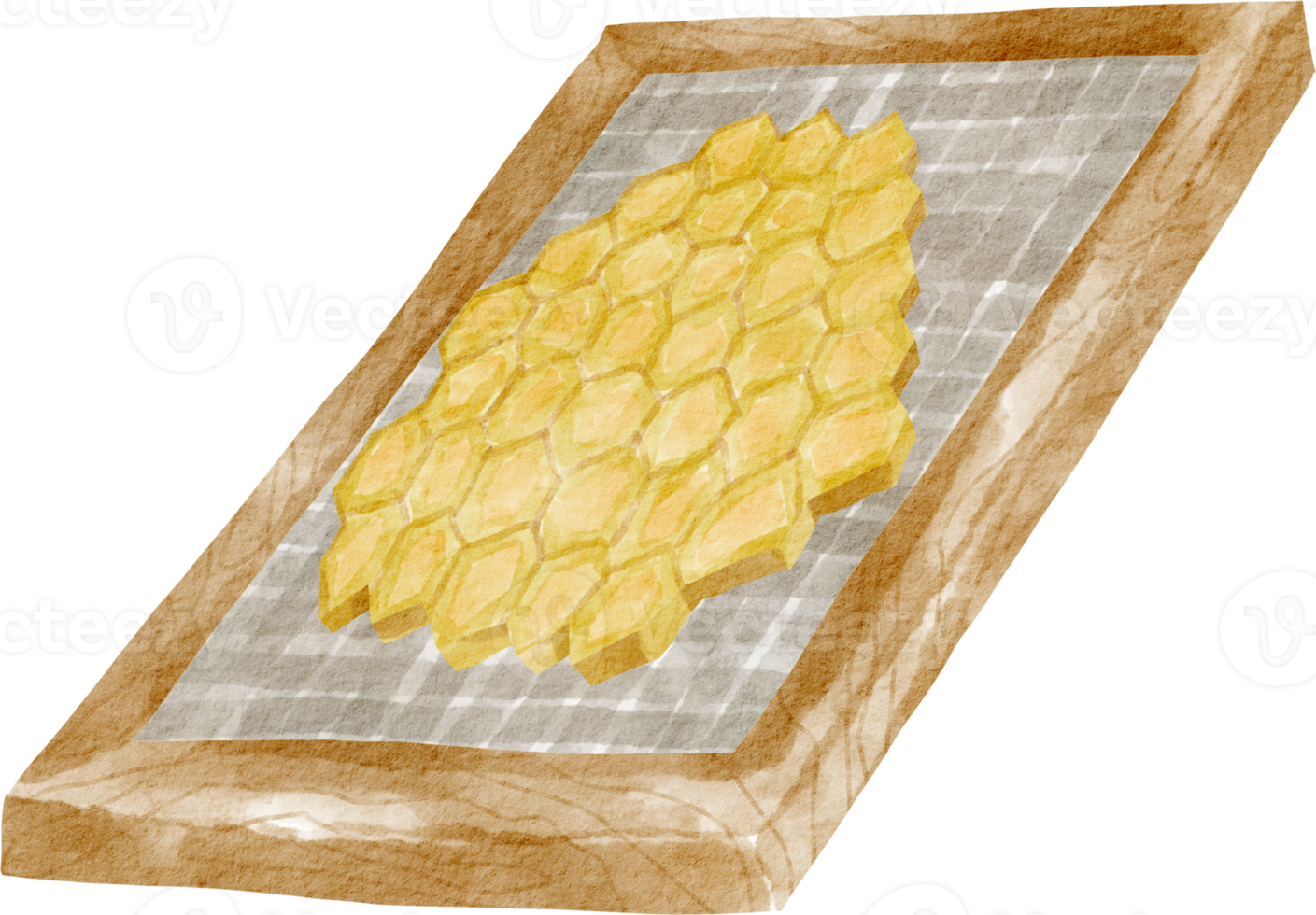 watercolor honey farm element png