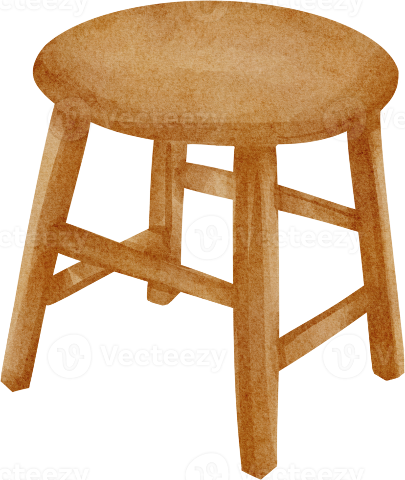 clipart de silla de acuarela png