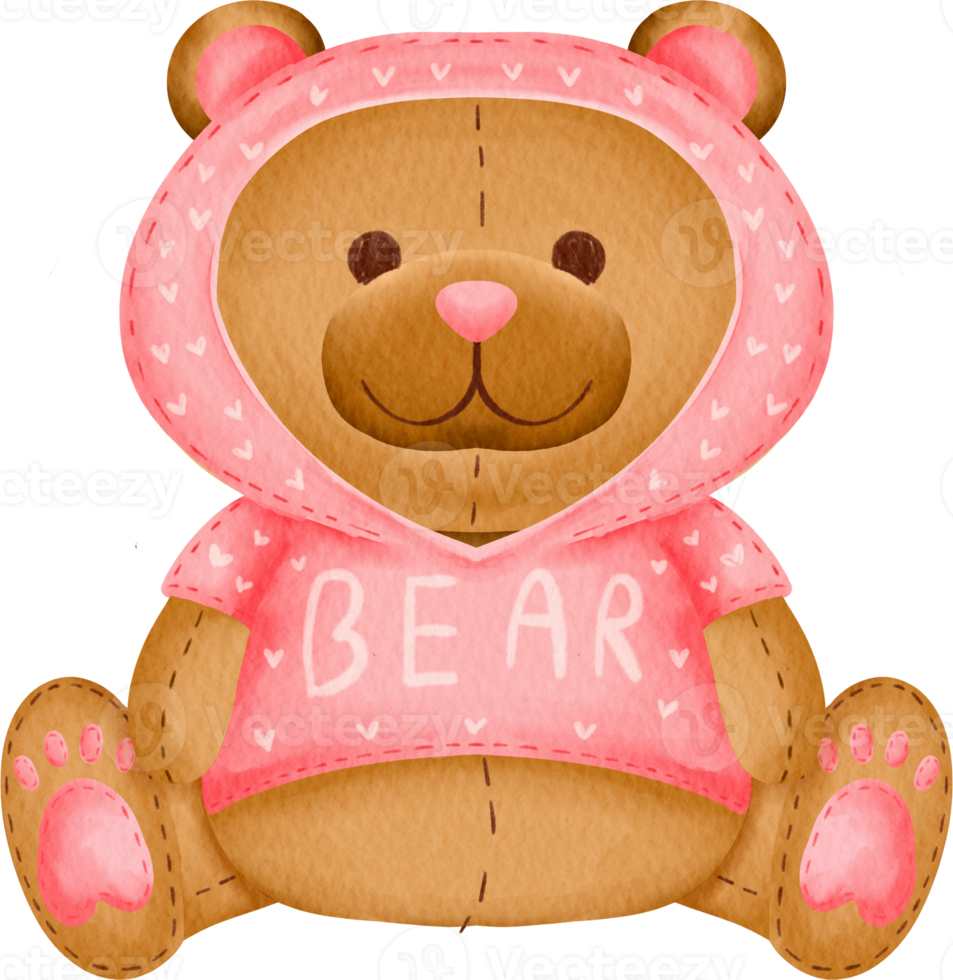 aquarell teddybär png