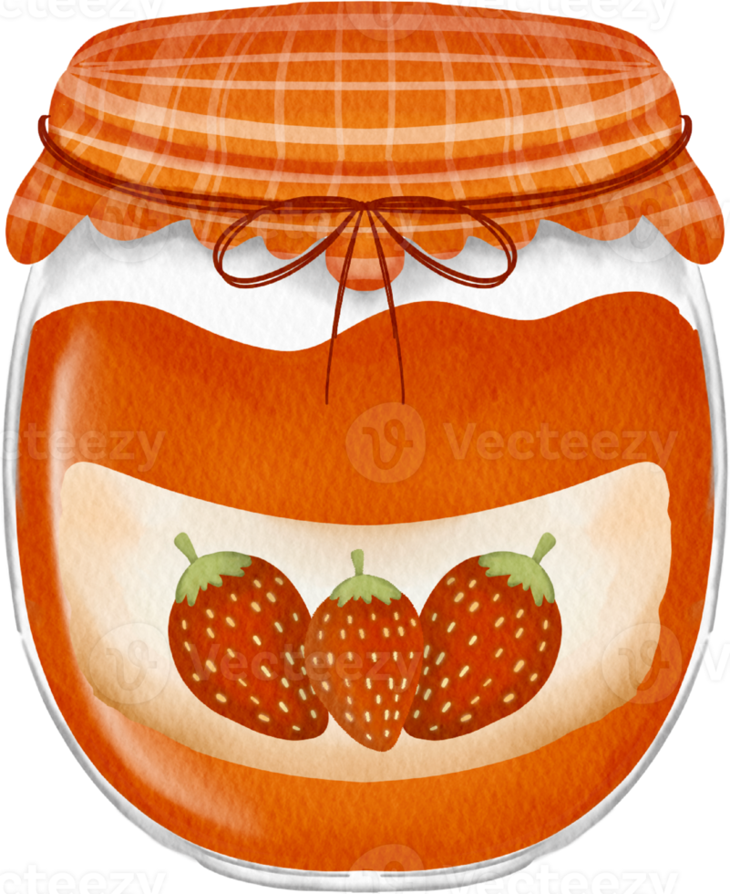 waterverf jam schattig klem kunst png