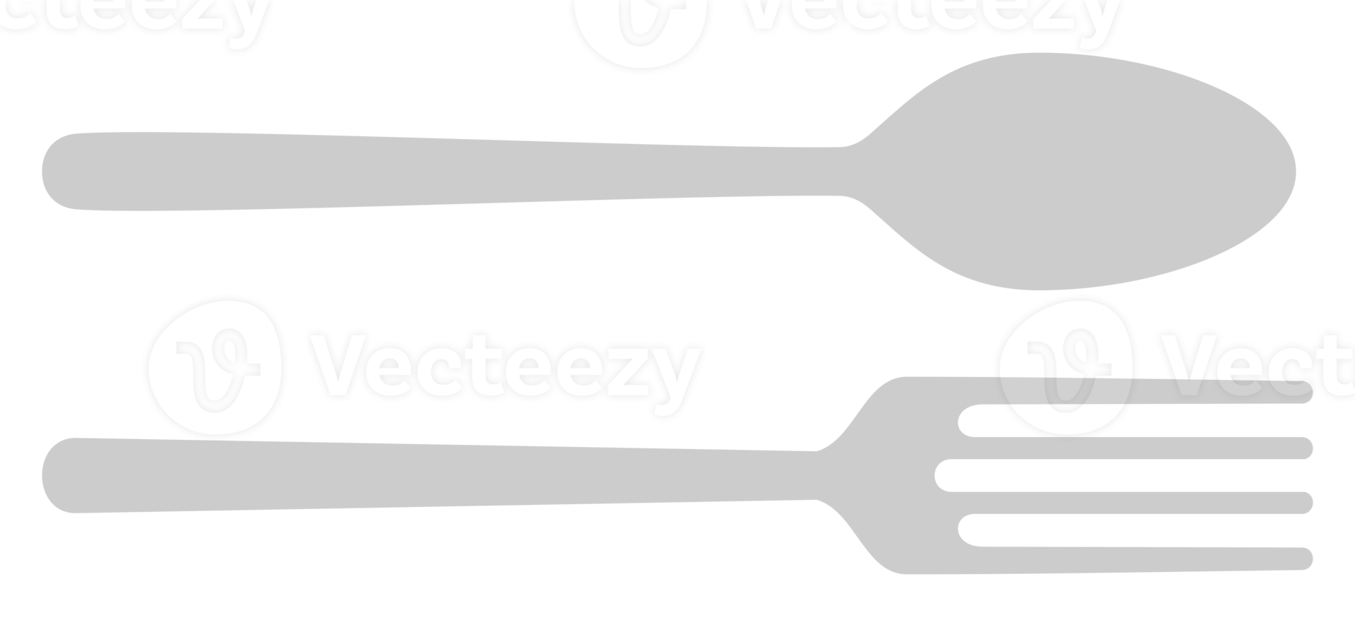 lepel en vork voor icoon symbool voor logo, pictogram of grafisch ontwerp element. formaat PNG