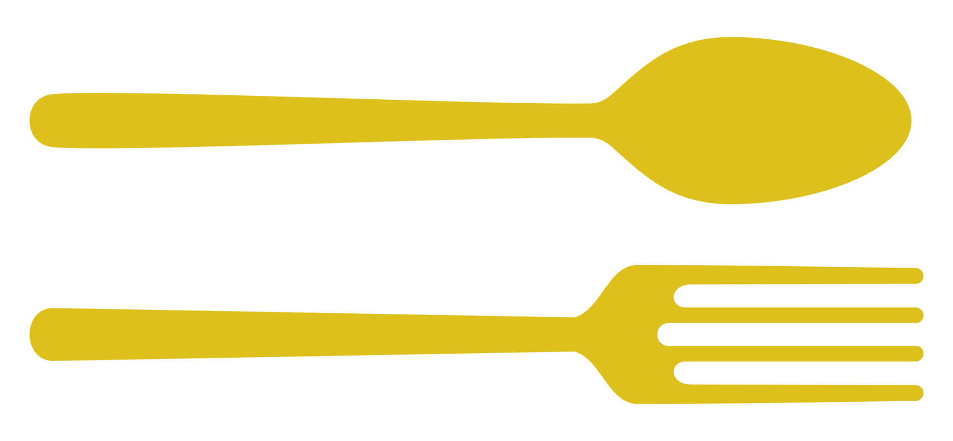 Spoon and Fork for Icon Symbol for Logo, Pictogram or Graphic Design