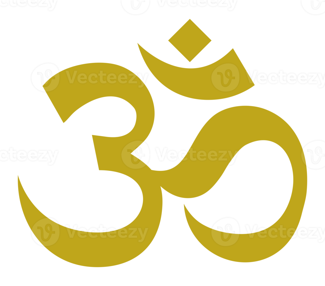Symbol of Hinduism, Hindu iconography. Format PNG