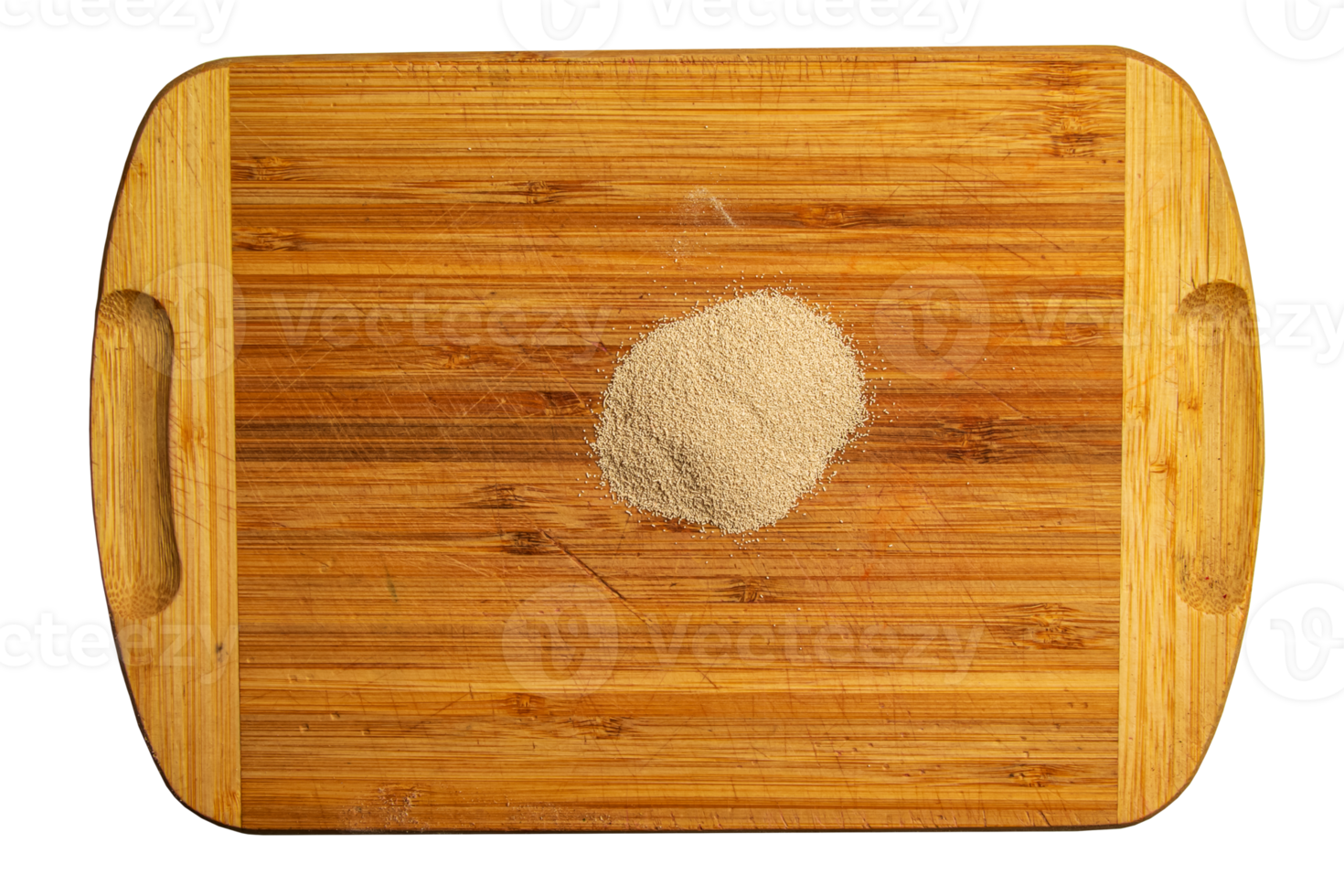Dry yeast background for use as a background image or texture. png