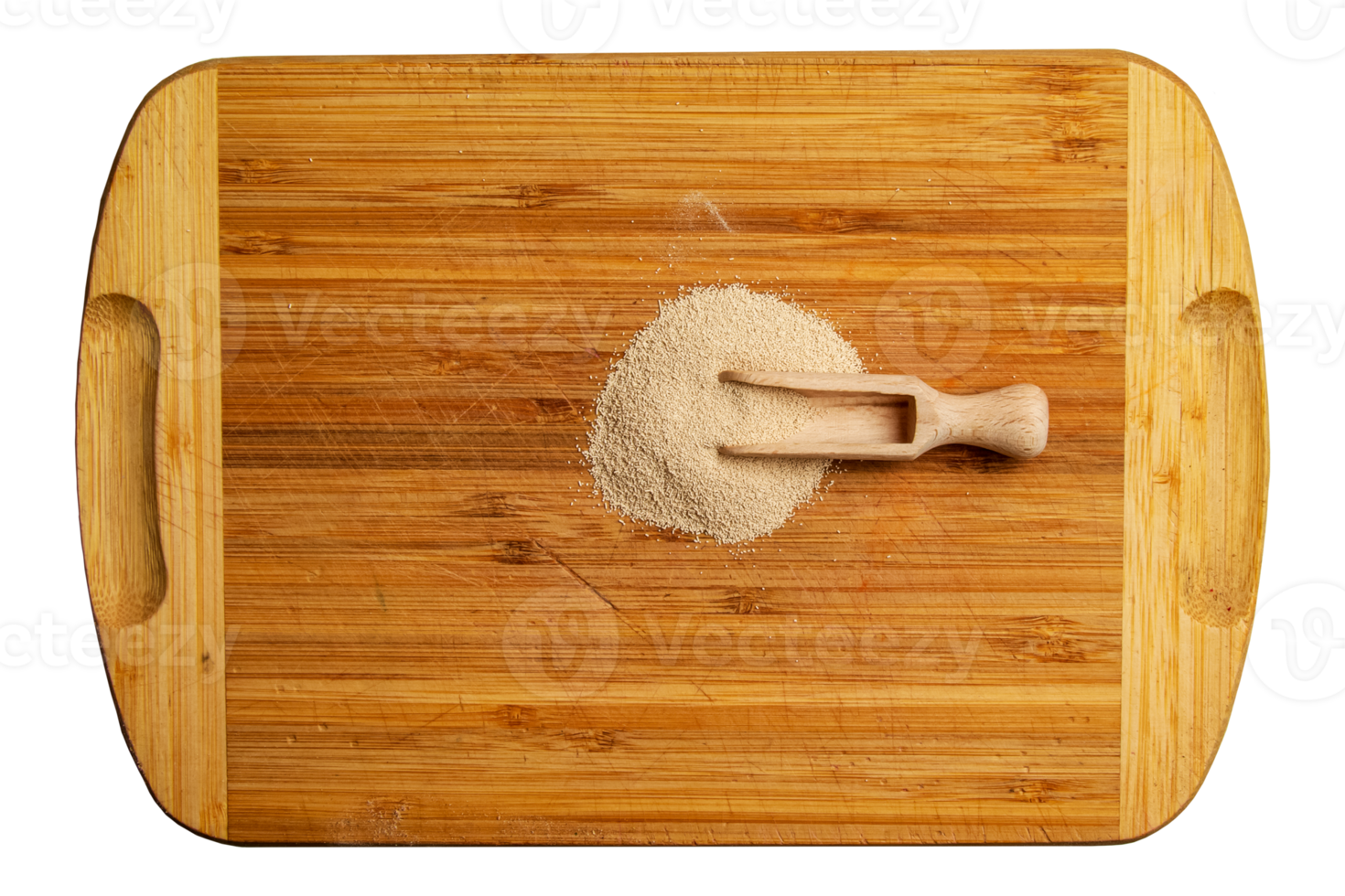 Dry yeast background for use as a background image or texture. png