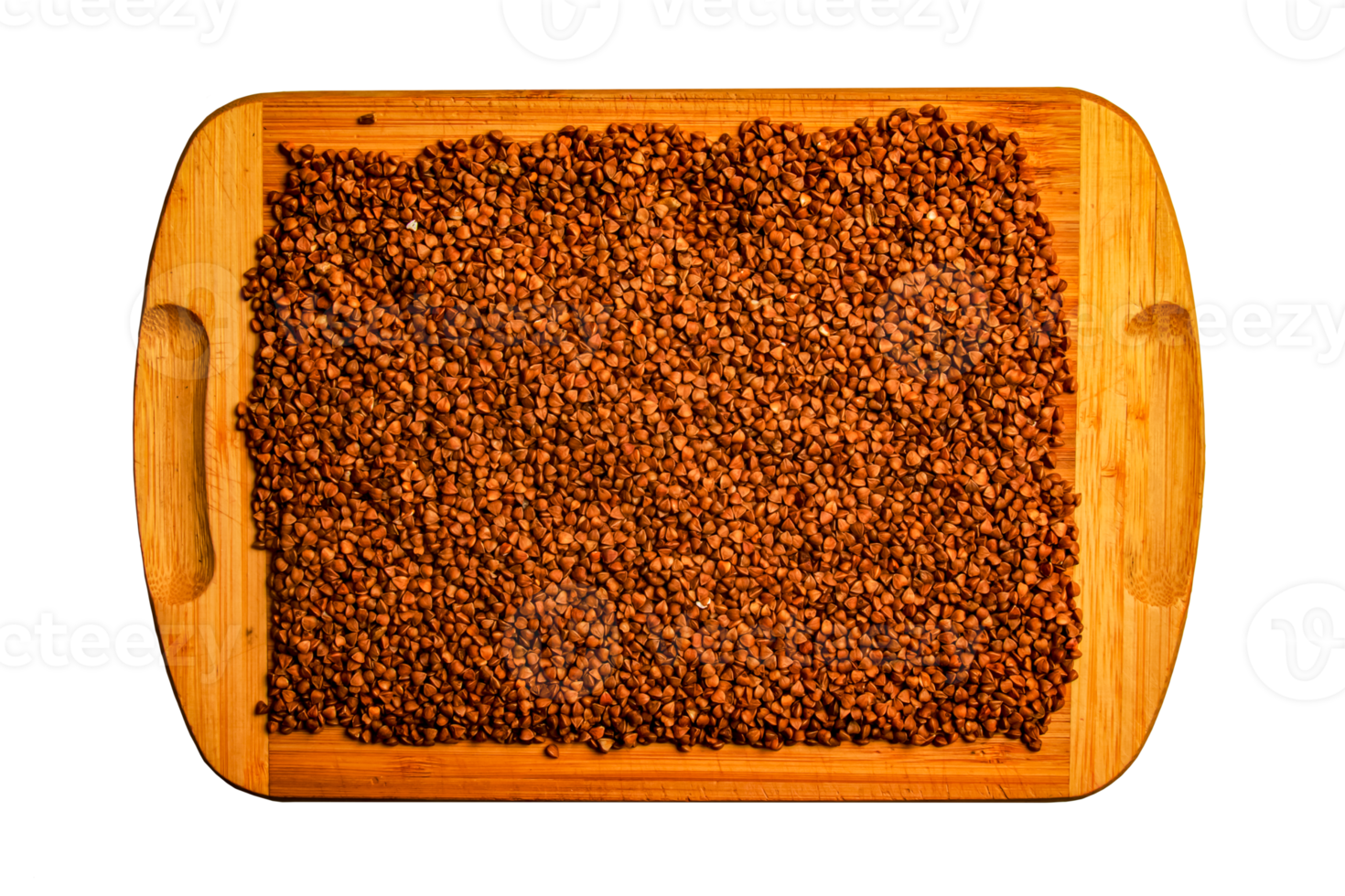 Buckwheat groats texture background. Organic raw dry Buckwheat grains background. png