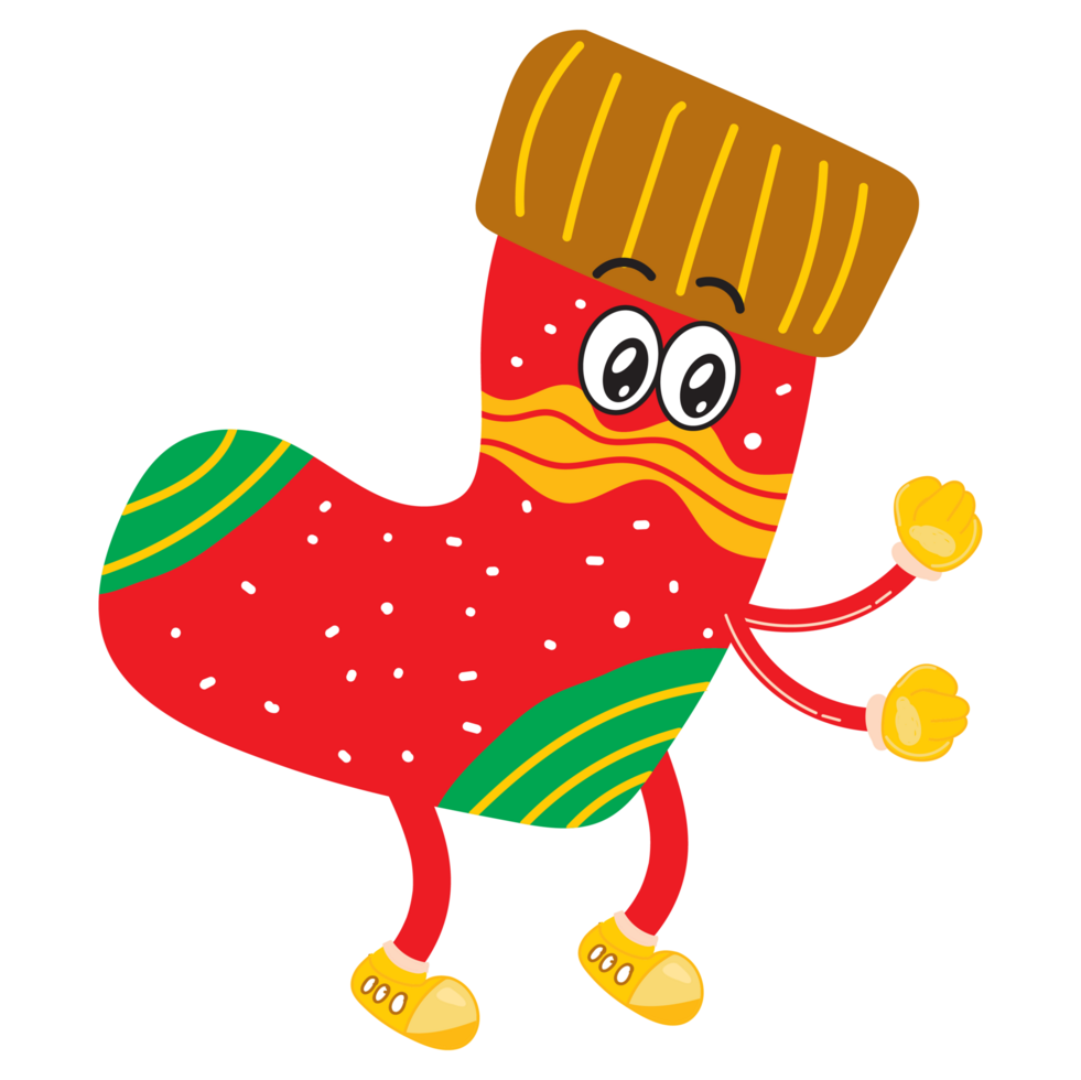 schattig Kerstmis tekenfilm mascotte karakter png