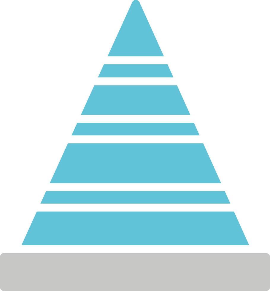 pyramid chart Vector Icon