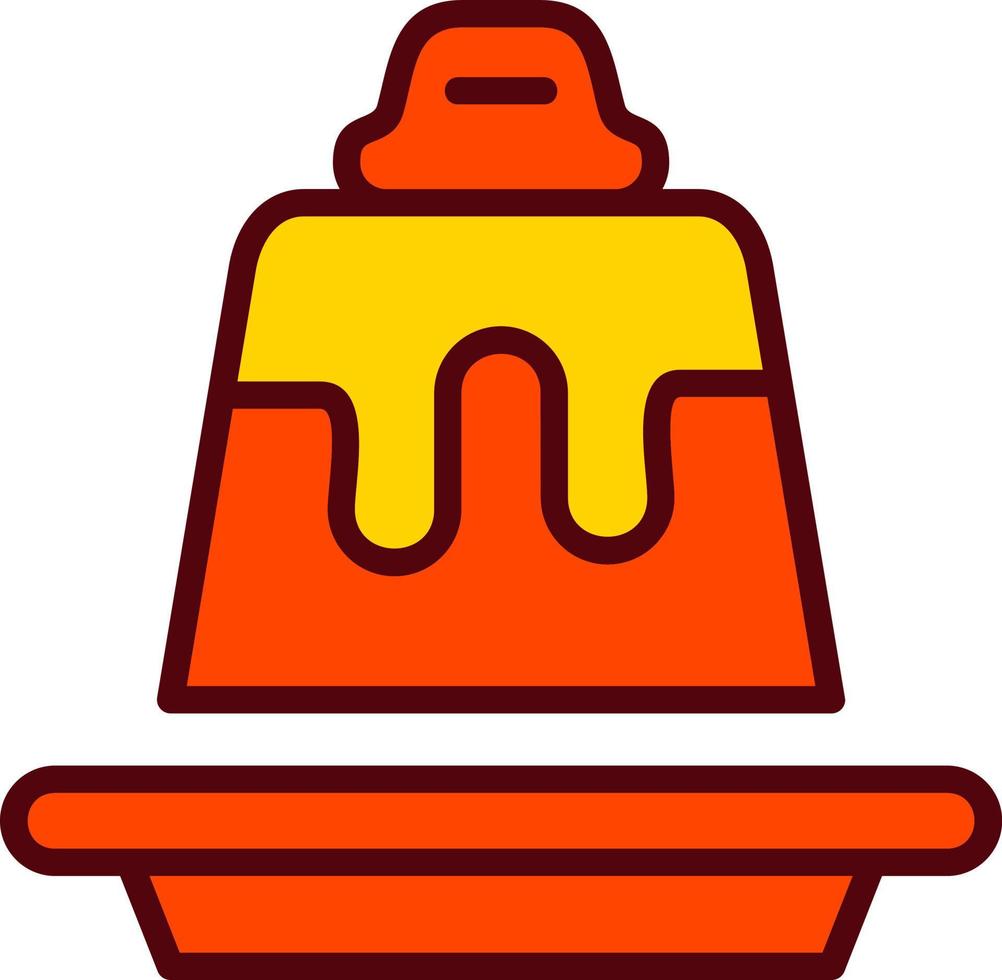 Flan Vector Icon