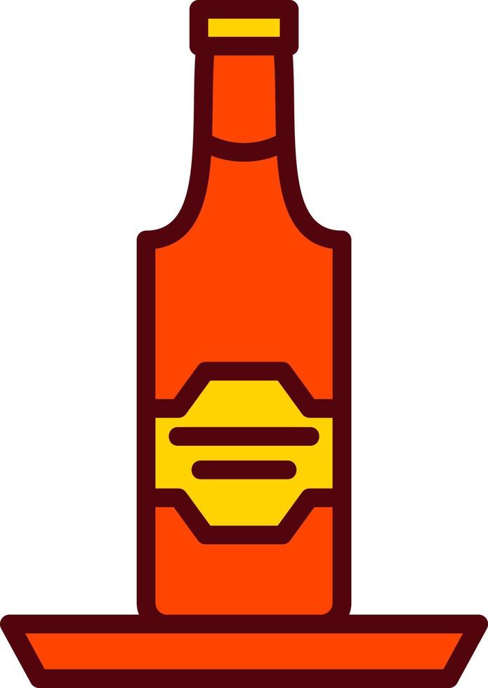 Beer Bottle Vector Icon