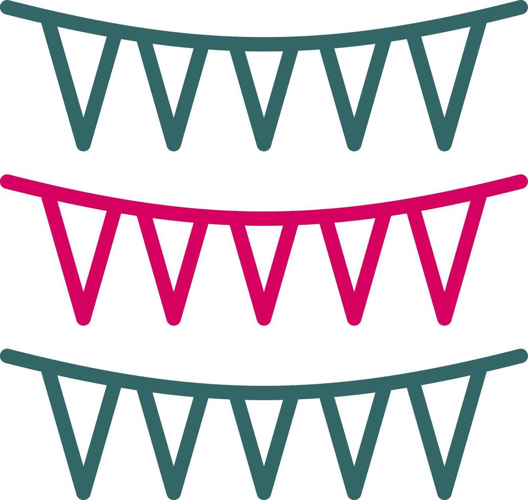 Bunting Vector Icon