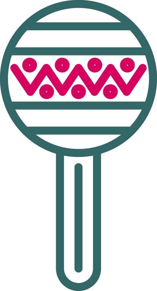 icono de vector de maracas