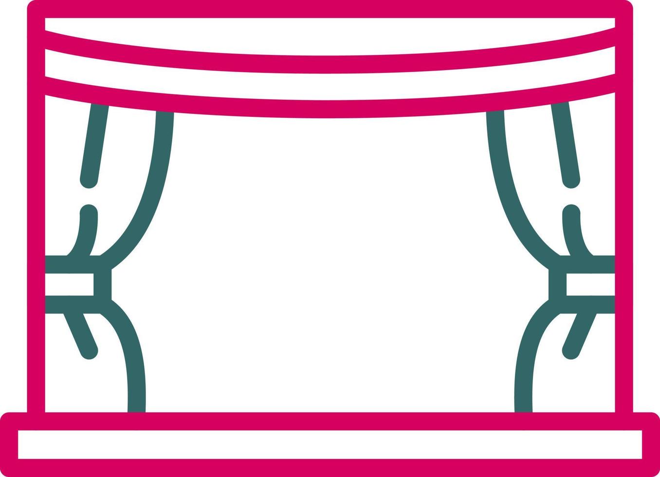 Stage Vector Icon
