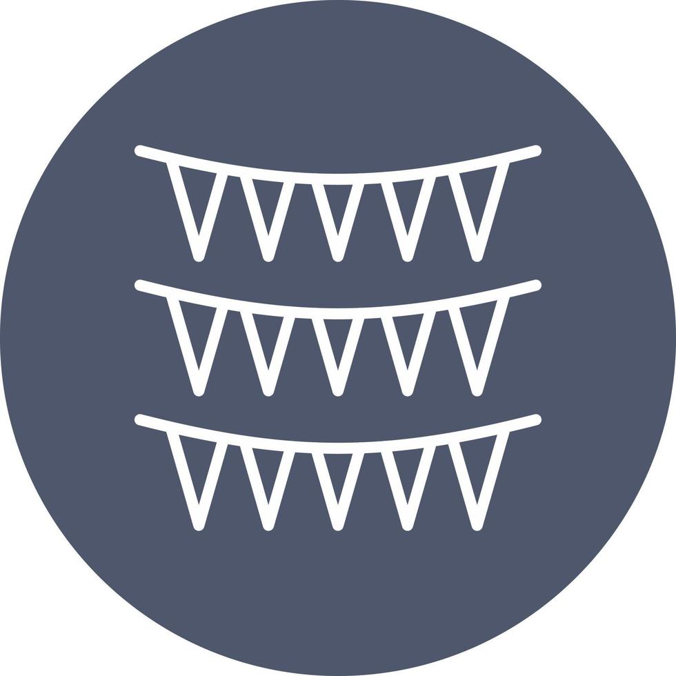 Bunting Vector Icon