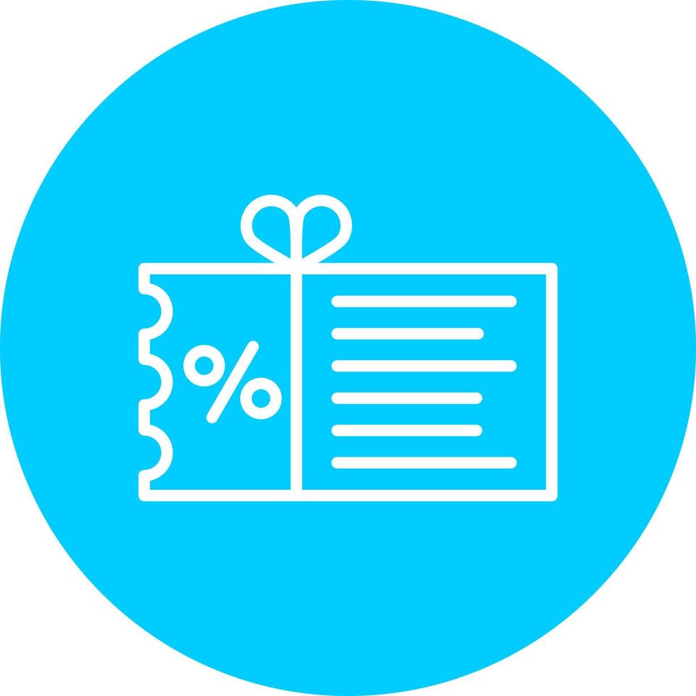 Gift Voucher Vector Icon