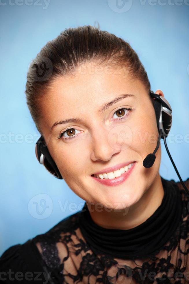 Call center worker photo