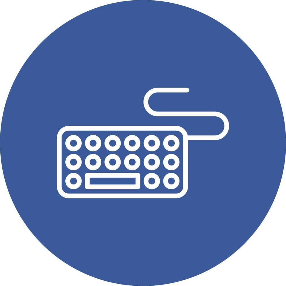 Digital  Keyboard Vector Icon