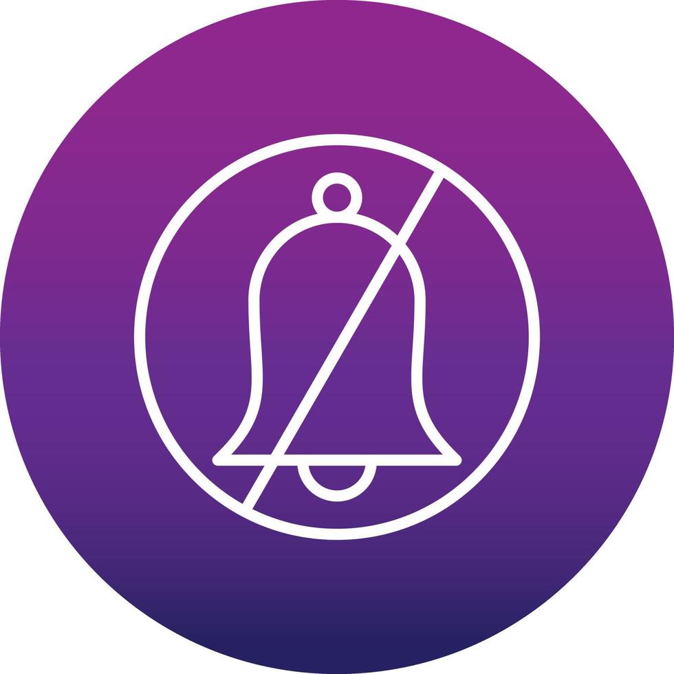 No Bell Vector Icon
