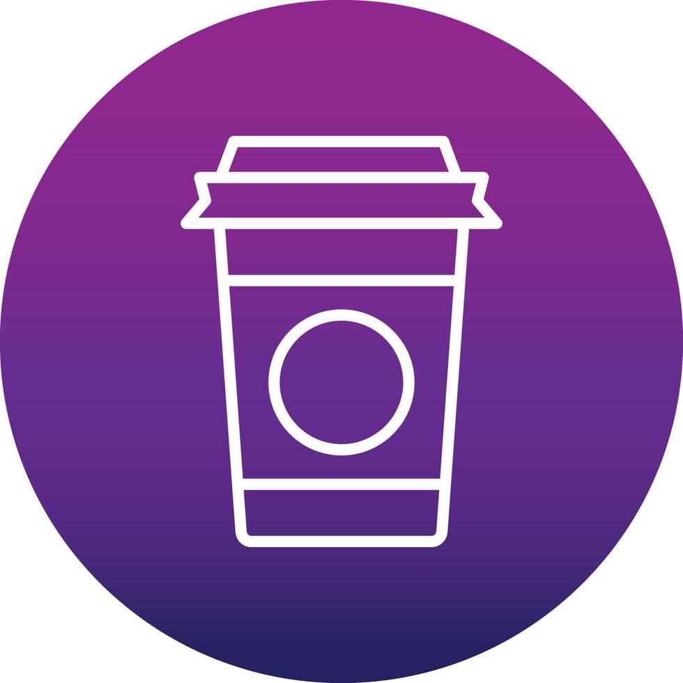 Plastic Cup Vector Icon