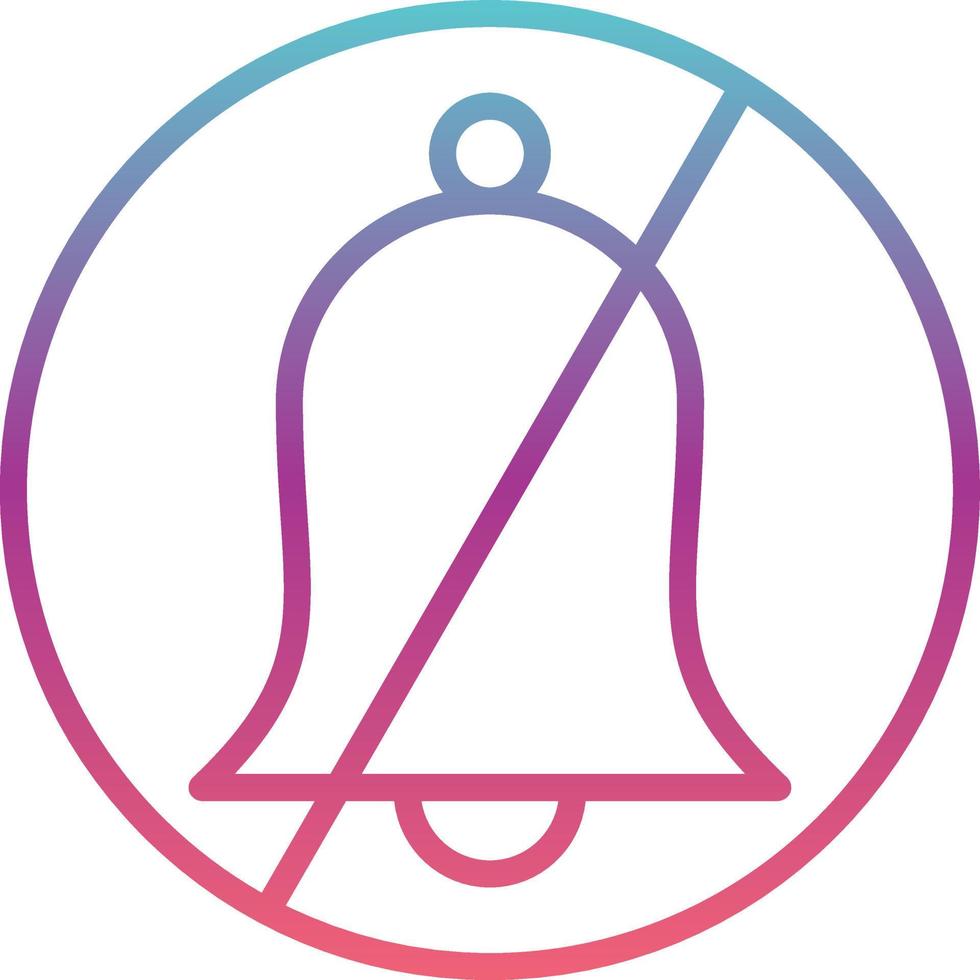 No Bell Vector Icon