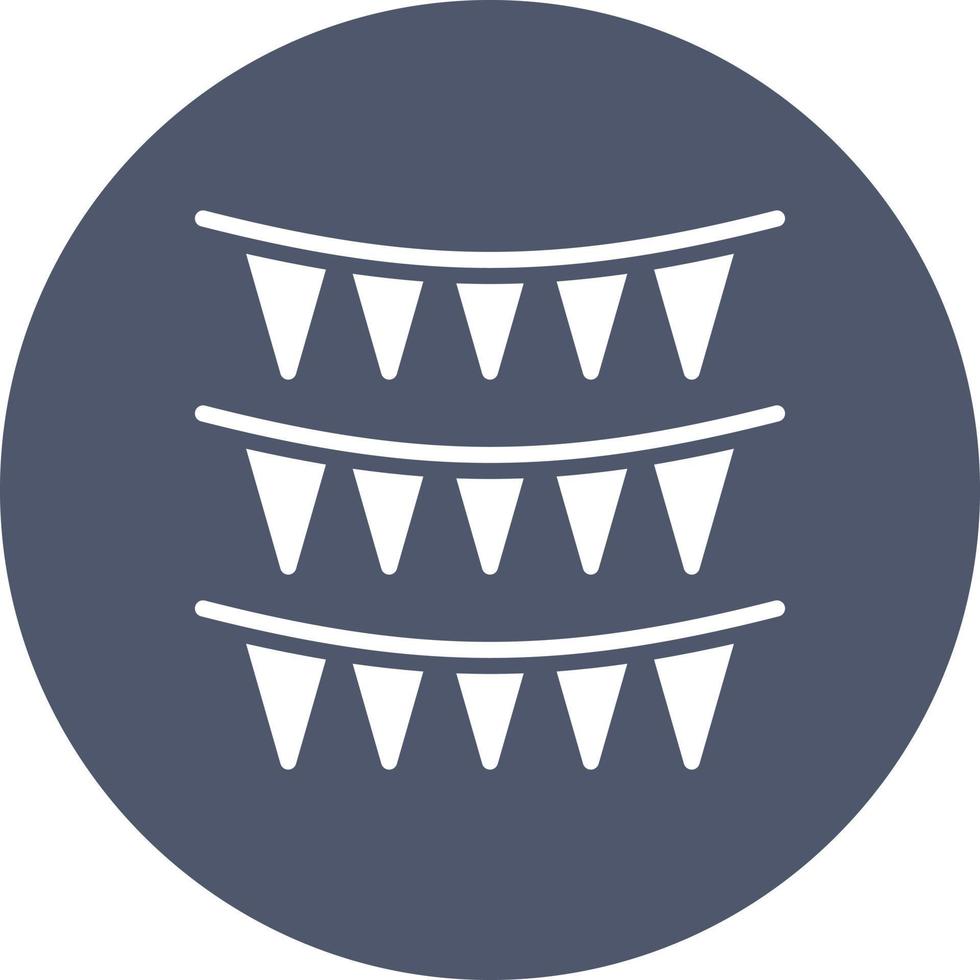 Bunting Vector Icon