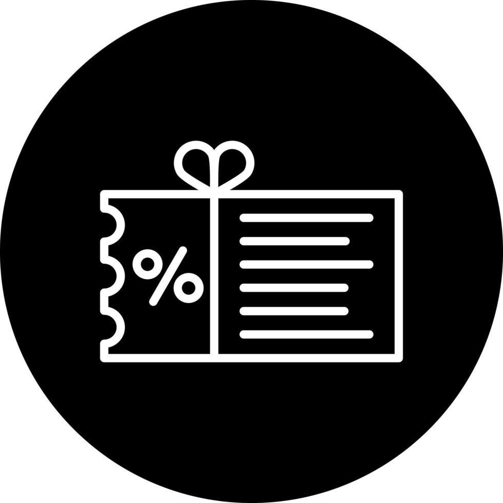 Gift Voucher Vector Icon