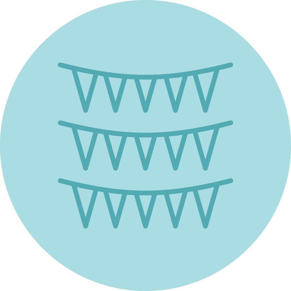 Bunting Vector Icon