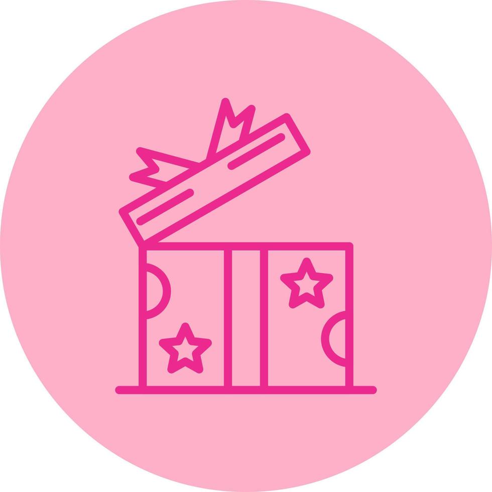 Open Gift Box Vector Icon