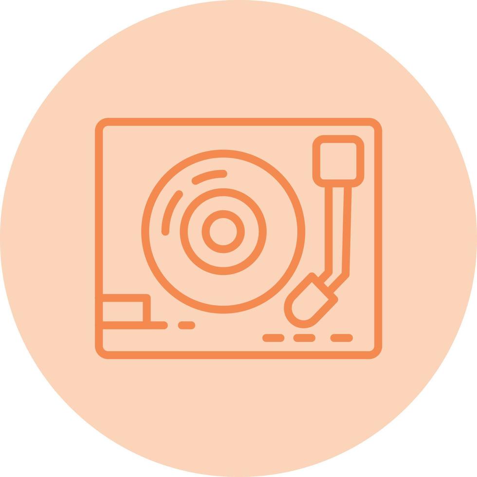 icono de vector de tocadiscos