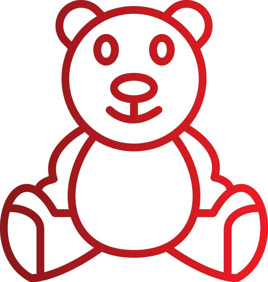 Teddy Bear Vector Icon