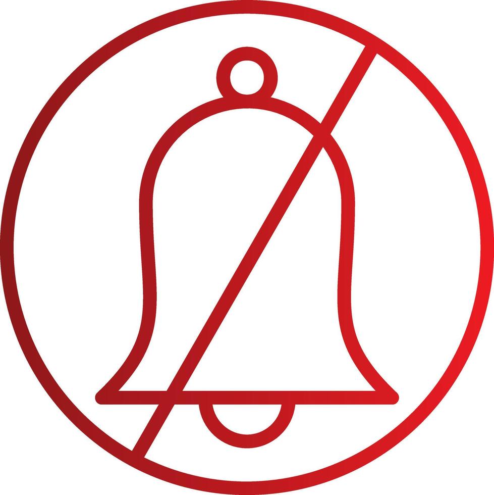 No Bell Vector Icon