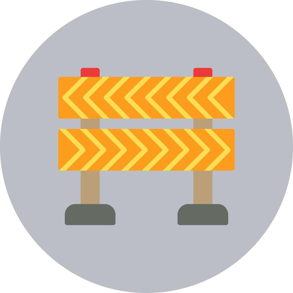 Road Block Vector Icon