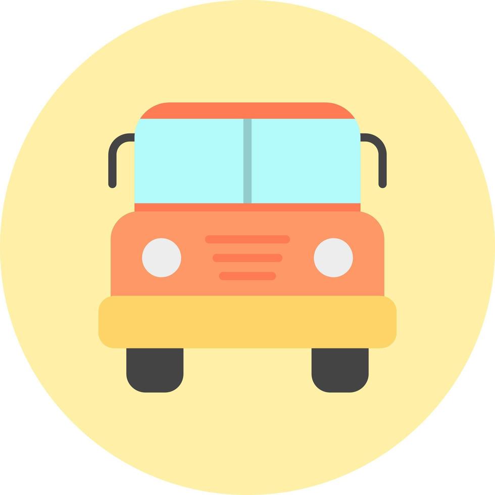 School Bus Vector Icon