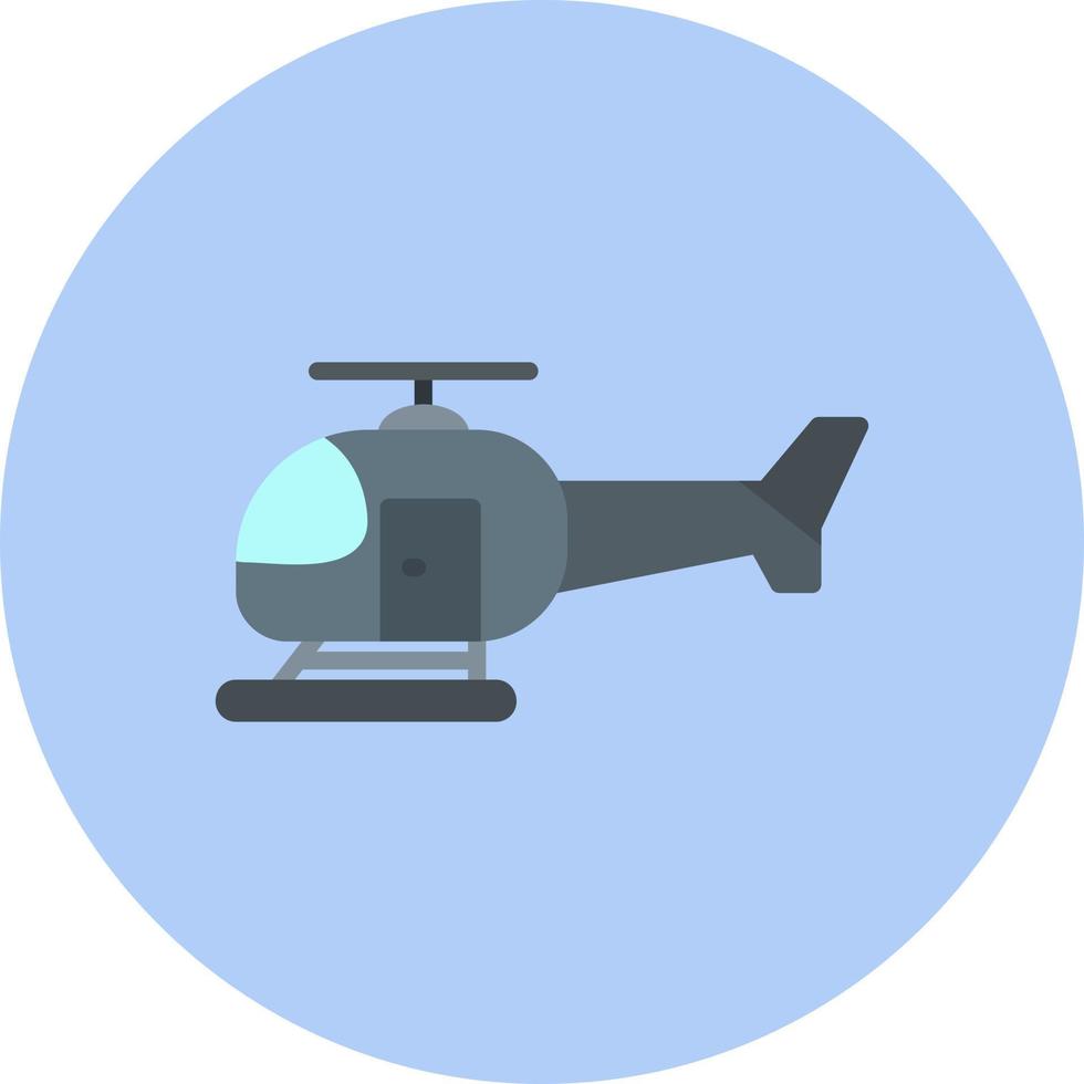 icono de vector de helicóptero