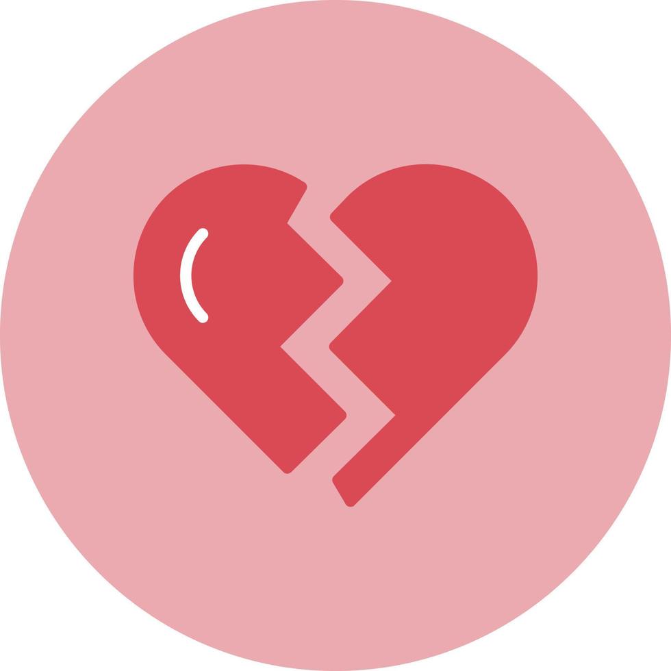 Heartbroken Vector Icon