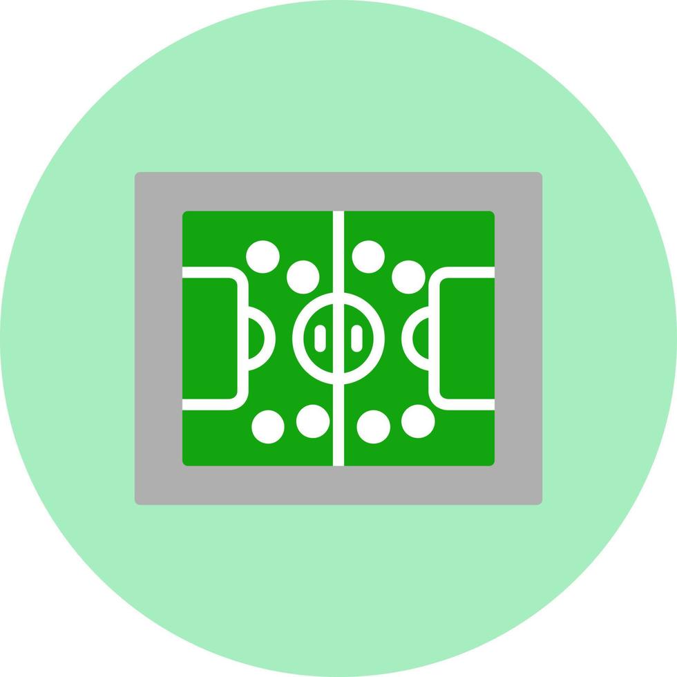 icono de vector de campo de fútbol