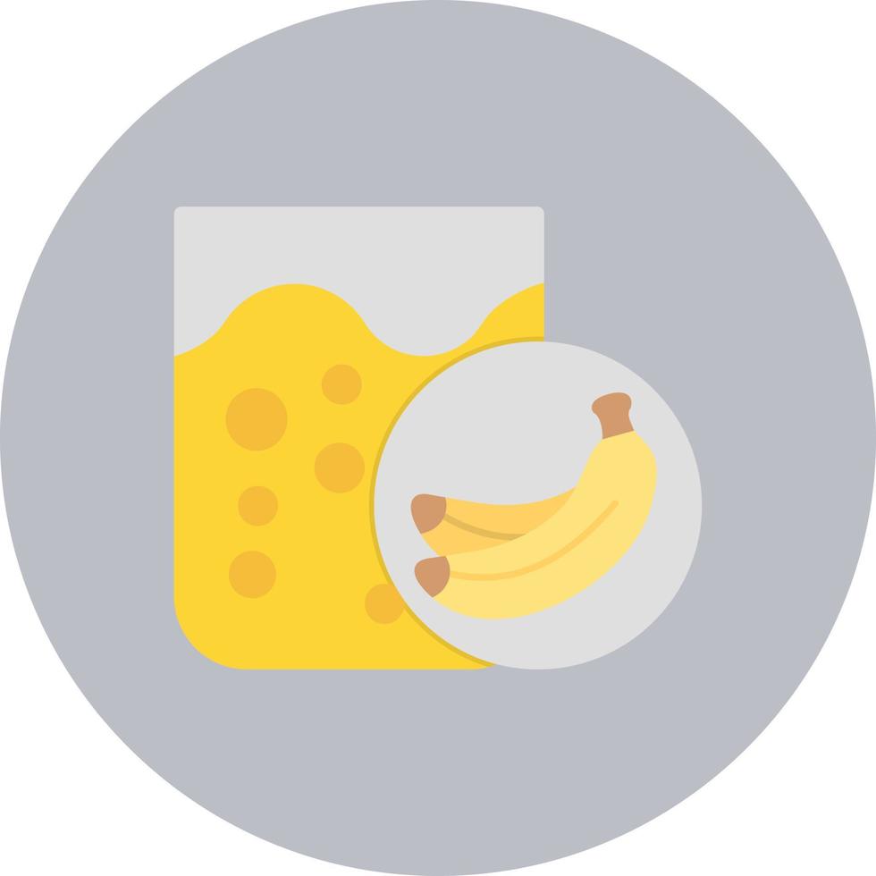 Banana Shake Vector Icon