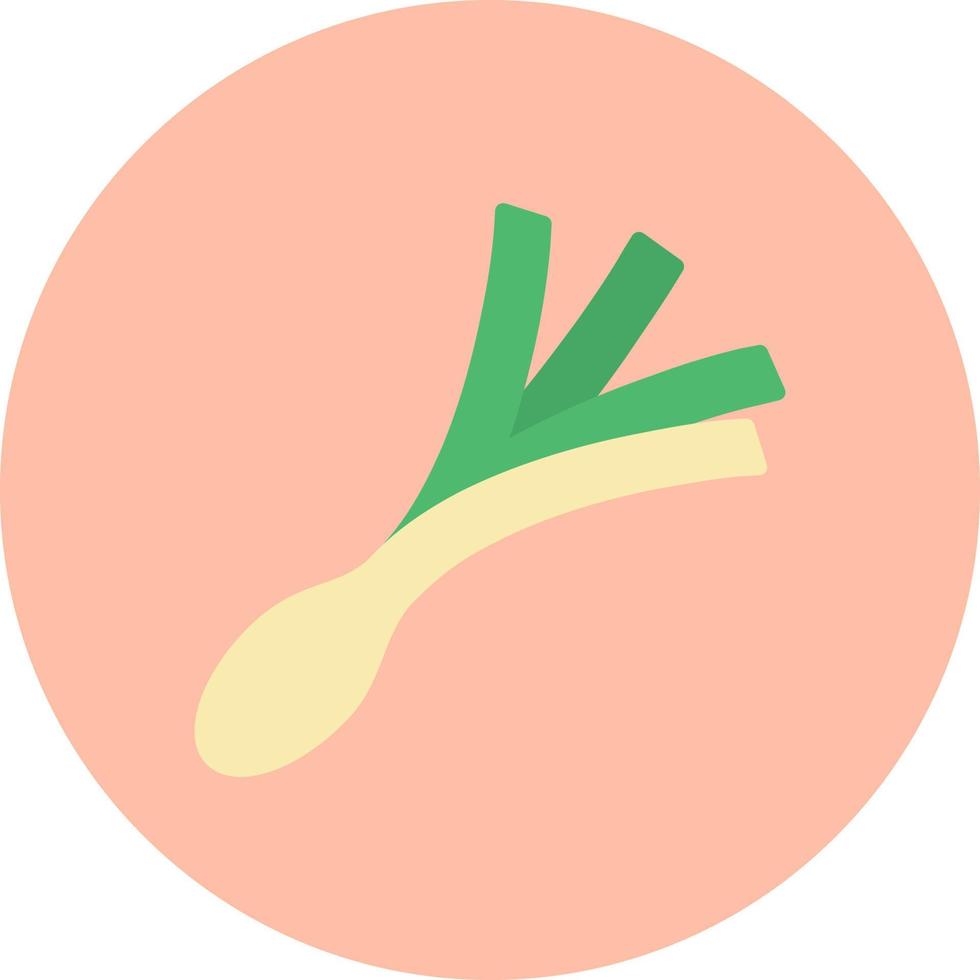 Leek Vector Icon