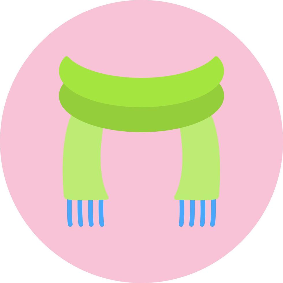 Winter Scarf Vector Icon